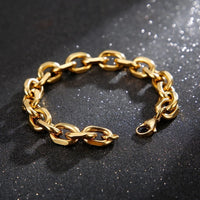 10mm Stainless Steel Cuba O-Chain Men Bracelet