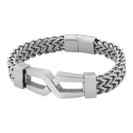 12mm Luxury Stainless Steel Bangle Bracelet