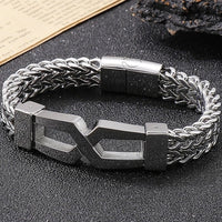 12mm Luxury Stainless Steel Bangle Bracelet