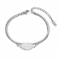 Women Stainless Steel Snake Chain Bracelet