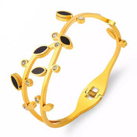 Women Stainless Steel Branch Design Bracelet