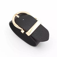 Punk Style Adjustable Wide PU Leather Bracelet