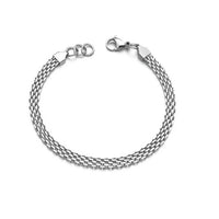 Stainless Steel Chunky Twisted Rope Chain Bracelet