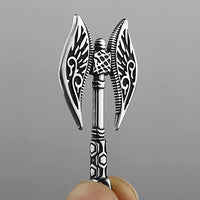 Stainless Steel Viking Axe Pendant Necklace