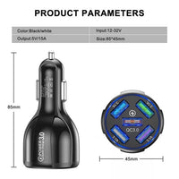 5 Port Fast Car USB Charger