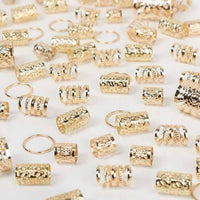 85Pcs Hollow Out Hair Ring