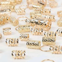 85Pcs Hollow Out Hair Ring