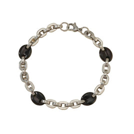 Unisex Stainless Steel Two Tones Bracelet