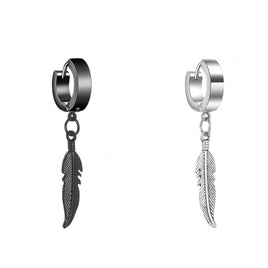 1Pc Stainless Steel Unisex Drop Earring