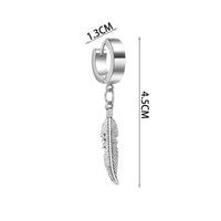 1Pc Stainless Steel Unisex Drop Earring