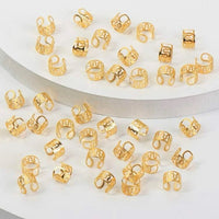 40Pcs Hollow Out Hair Rings