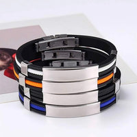 Men Stainless Steel String Bracelet