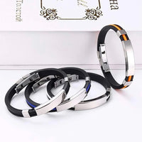 Men Stainless Steel String Bracelet