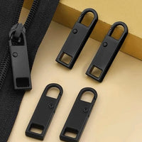 3Pcs Metal Black Zipper Pull