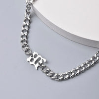 Men Stainless Steel Pendant Short Necklace