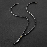 Unisex Scimitar Charm Necklace