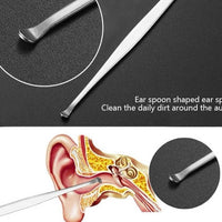 6 Pcs/Set Ear Pick With Storage Bag