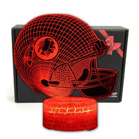 3D Lamp Illusion Redskin Football Team Lamp