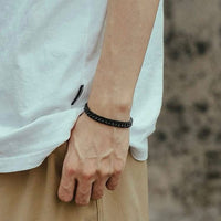 Men Stainless Steel Ring Chain Bracelets