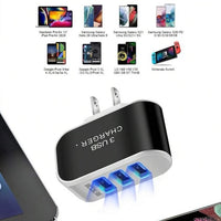 3 Port USB Charger Head