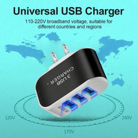 3 Port USB Charger Head