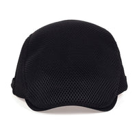 Summer Hollow Mesh Breathable Sun Hat Classic Solid Color Beret Men & Women Hats