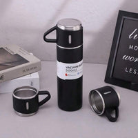 1 Set Stainless Steel Thermal Cup, Double Layer Leakproof Insulated Water Bottle