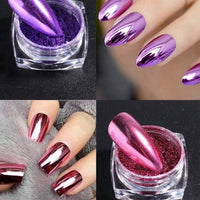 23 Boxes/Set Y2K style Magic Mirror Powder Metal Chrome Mirror Nail Glitter