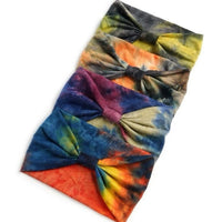 Women Tie Dye Fashion Wide Hair Band For Daily Life