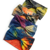 Women Tie Dye Fashion Wide Hair Band For Daily Life