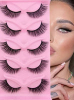 5 Pairs Fluffy Volumized Eyelashes