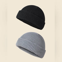 1 Pc Men Solid Beanie