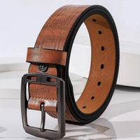 Men Square Buckle Belt