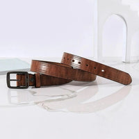 Men Square Buckle Belt