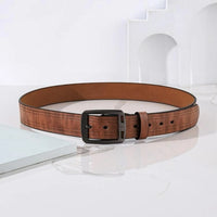 Men Square Buckle Belt