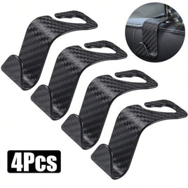 4Pcs Universal Car Seat Headrest Hook Hanger For Car Interior Accessories