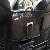 1Pc Universal High Capacity Car Seat Mesh Storage Bag