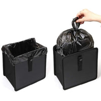 1Pc Foldable Car Hanging Trash Can