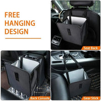 1Pc Foldable Car Hanging Trash Can