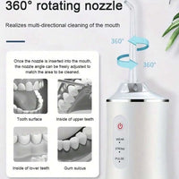 1pc Rechargeable Portable Handheld Cordless Tooth Cleaner