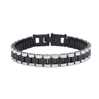 Men Fashionable Business Style Stainless Steel Bracelet