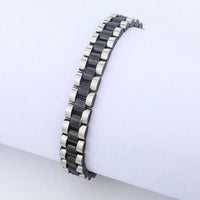 Men Fashionable Business Style Stainless Steel Bracelet