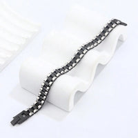 Men Fashionable Business Style Stainless Steel Bracelet