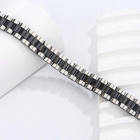 Men Fashionable Business Style Stainless Steel Bracelet