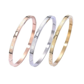 3Pcs Set Stainless Steel Bracelets For Women