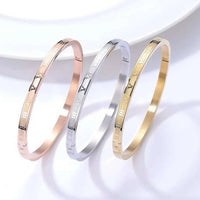 3Pcs Set Stainless Steel Bracelets For Women