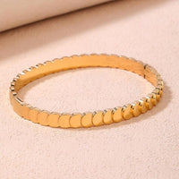 Fashion Stainless Steel Round Bangle For Women