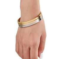 3Pcs/Set Stainless Steel Leisure Simple Design Bracelet