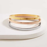 3Pcs/Set Stainless Steel Leisure Simple Design Bracelet