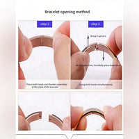 3Pcs/Set Stainless Steel Leisure Simple Design Bracelet